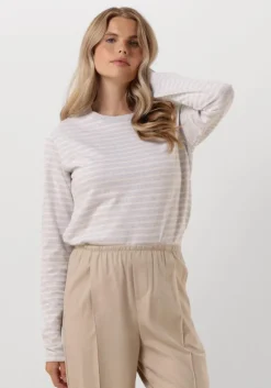 grijze penn & ink tops & t-shirts 516 sweater stripe