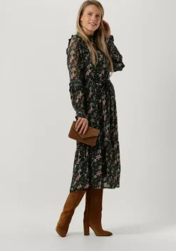 POM AMSTERDAM grijze maxi jurk dress 7053>DAMES Jurken