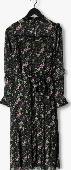 POM AMSTERDAM grijze maxi jurk dress 7053><noscript><img width=