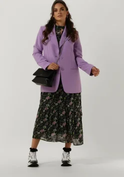 POM AMSTERDAM grijze maxi jurk dress 7053><noscript><img width=