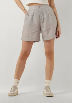 RESORT FINEST grijze korte broek bermuda>DAMES Broeken|Shorts