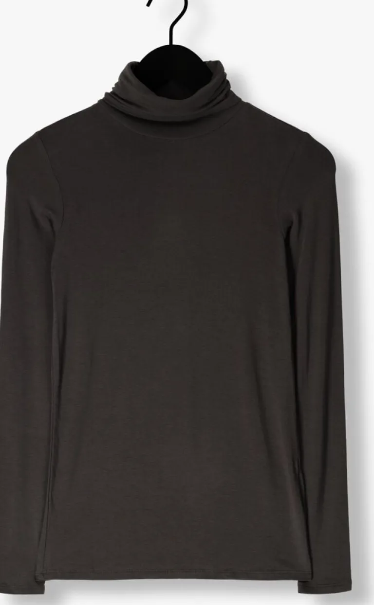 SECOND FEMALE grijze coltrui matima t-neck tee>DAMES Truien & Vesten
