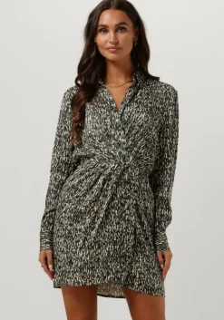 grijze second female mini jurk luna dress