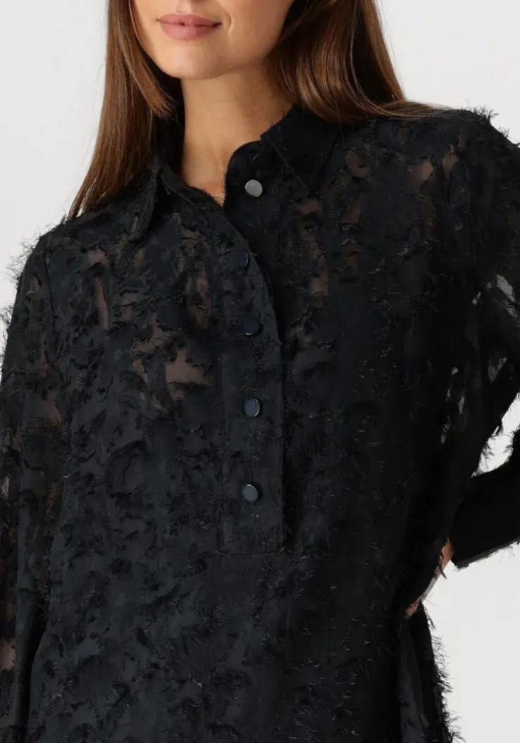 grijze second female mini jurk carey tunic dress