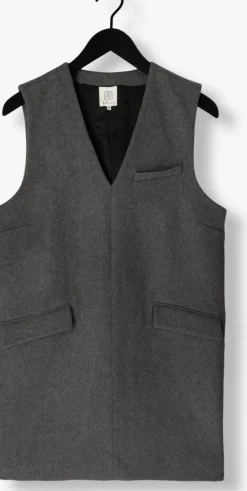 SECOND FEMALE grijze mini jurk vall spencer dress><noscript><img width=