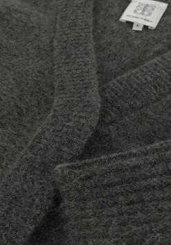 SECOND FEMALE grijze vest brook knit reverse boxy cardig><noscript><img width=