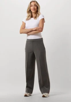 SELECTED FEMME grijze pantalon slfemma-tara mw wide pant>DAMES Co-Ord Sets|Broeken