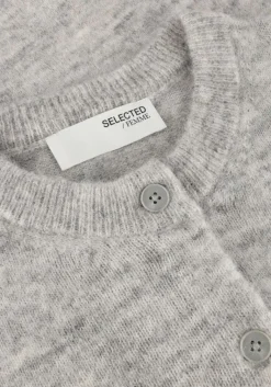 SELECTED FEMME grijze top slflulu 2/4 knit cardigan><noscript><img width=