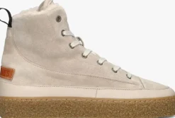 SHABBIES grijze hoge sneakers chewy lily>DAMES Sneakers