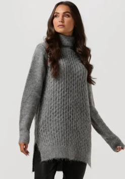 SIMPLE grijze coltrui gio knit-rec-pes-mer-22-3>DAMES Truien & Vesten