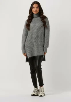 SIMPLE grijze coltrui gio knit-rec-pes-mer-22-3>DAMES Truien & Vesten