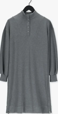 SIMPLE grijze midi jurk blair><noscript><img width=