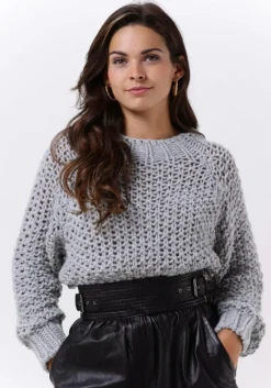 SIMPLE grijze trui aksel knit-virgin-wo-22-3>DAMES Truien & Vesten