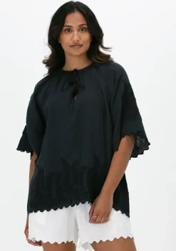 SISSEL EDELBO grijze blouses sandra organic cotton blouse>DAMES Blouses