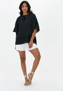 SISSEL EDELBO grijze blouses sandra organic cotton blouse>DAMES Blouses