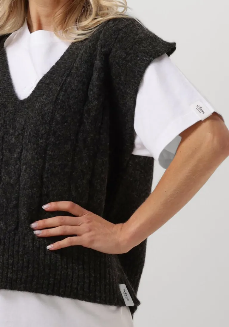 SOEURS DE PROVENCE grijze top pauline spencer>DAMES Tops & T-Shirts