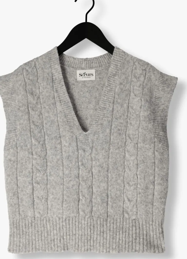 SOEURS DE PROVENCE grijze top pauline spencer>DAMES Tops & T-Shirts