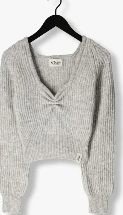 SOEURS DE PROVENCE grijze top philine sweater><noscript><img width=