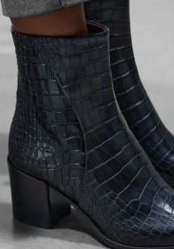 grijze stefano lauran enkellaarsjes 595-08