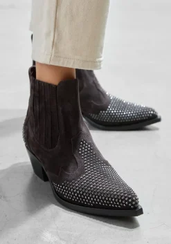 STEFANO LAURAN grijze enkellaarsjes 9706r><noscript><img width=