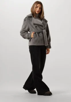 grijze summum coltrui turtle neck sweater soft viscose polyamide knit