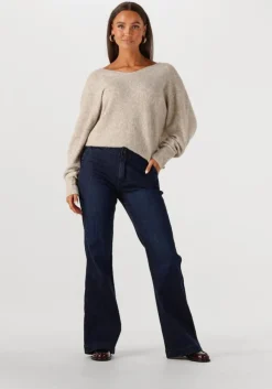 grijze summum trui oversized sweater wool elastane blend knit