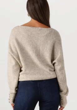 grijze summum trui oversized sweater wool elastane blend knit