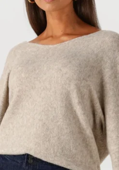 grijze summum trui oversized sweater wool elastane blend knit