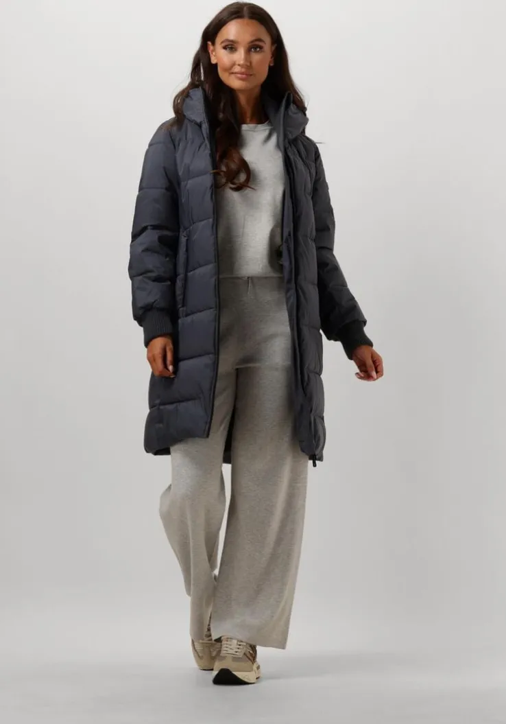 grijze summum trui round neck sweater soft viscose polyamide knit