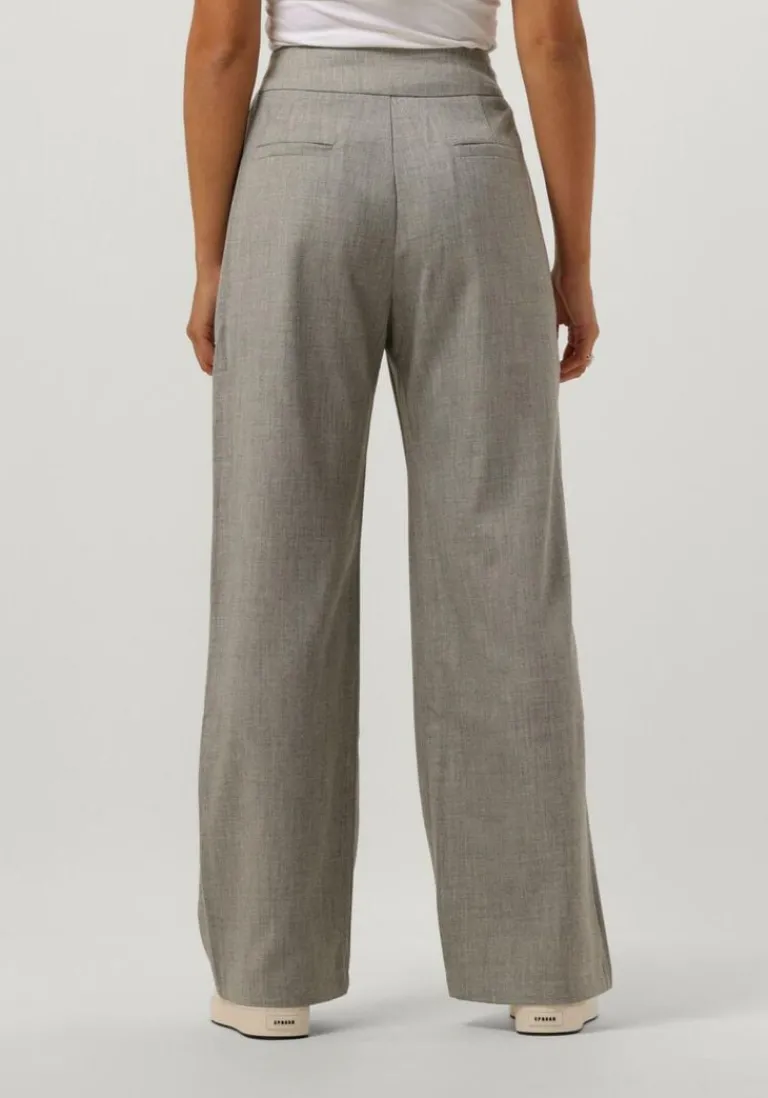 SUNCOO grijze pantalon jaime>DAMES Broeken