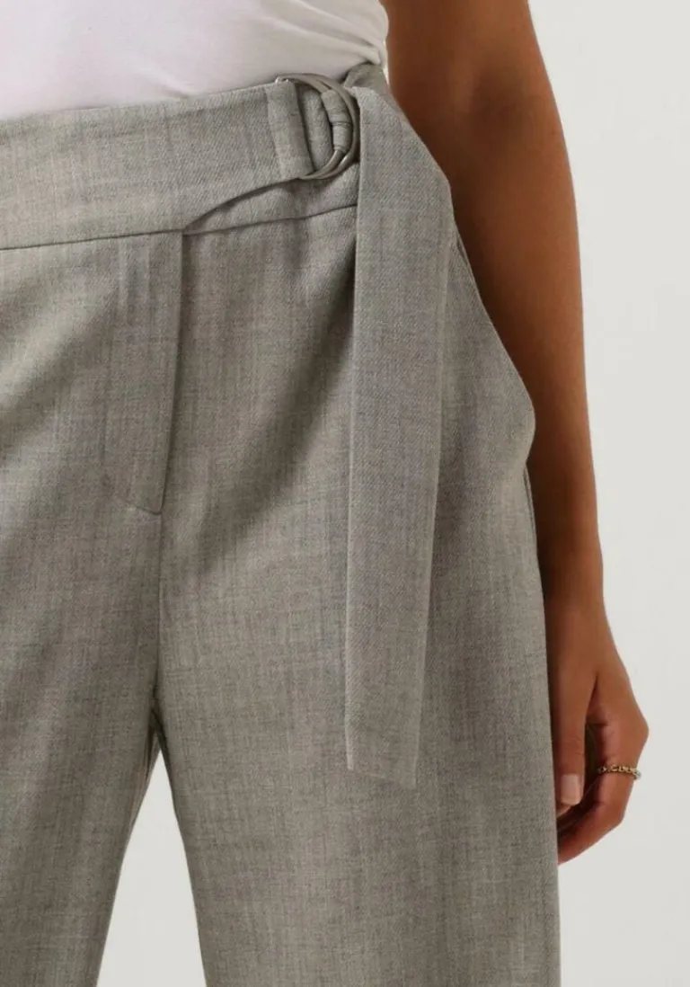 SUNCOO grijze pantalon jaime>DAMES Broeken