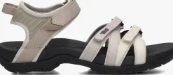 grijze teva platte sandalen w tirra