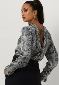 grijze vanilia tops & t-shirts python shirt