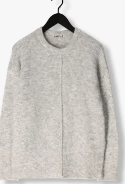 VANILIA grijze trui abigail structured sweater><noscript><img width=