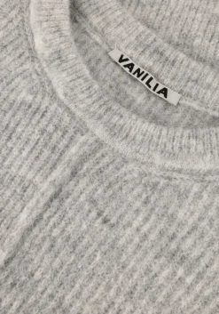 VANILIA grijze trui abigail structured sweater><noscript><img width=