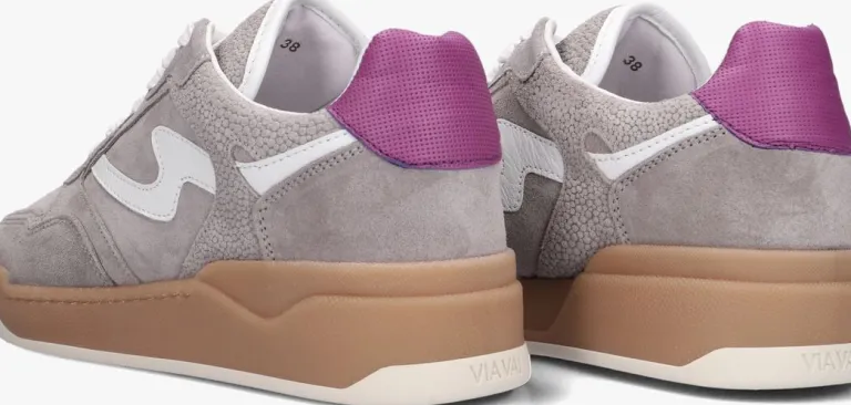 VIA VAI grijze lage sneakers sam levi>DAMES Sneakers