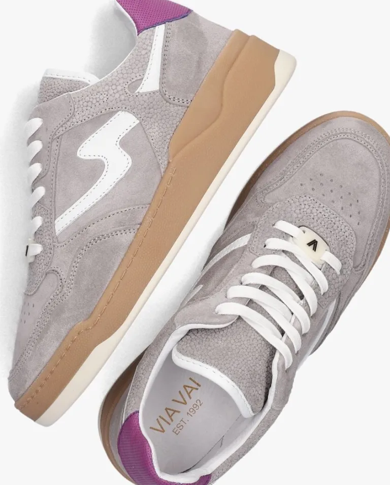 VIA VAI grijze lage sneakers sam levi>DAMES Sneakers