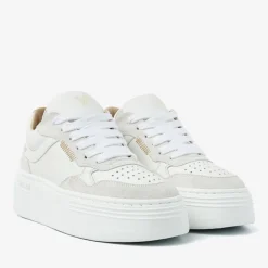 grijze via vai lage sneakers isa cecile