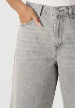 WITHBLACK grijze straight leg jeans wblhazel grey turn up jeans><noscript><img width=