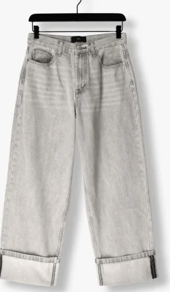 WITHBLACK grijze straight leg jeans wblhazel grey turn up jeans><noscript><img width=