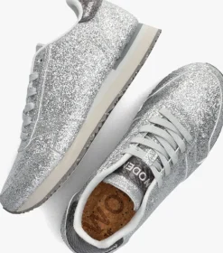 grijze woden lage sneakers ydun icon glitter