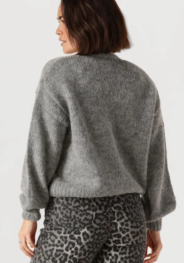 Y.A.S. grijze vest yasvigga ls knit cardigan>DAMES Truien & Vesten