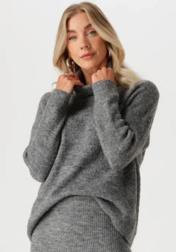 YDENCE grijze trui knitted sweater lil>DAMES Truien & Vesten