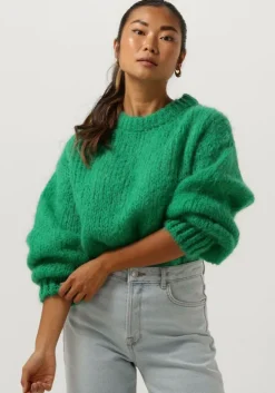 groene american dreams trui leonnie alpaca pullover