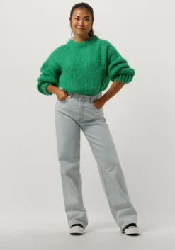 groene american dreams trui leonnie alpaca pullover