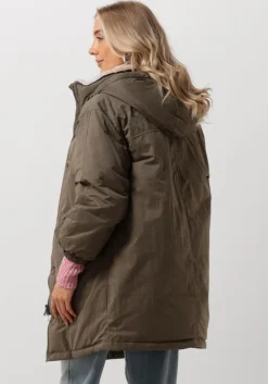 groene another label gewatteerde jas riley parka