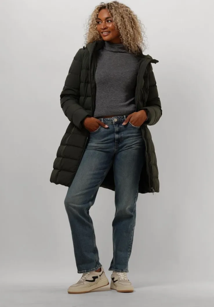 groene beaumont gewatteerde jas polly