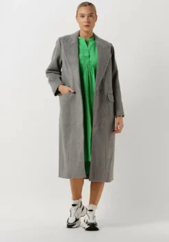 groene co'couture midi jurk callum volume dress