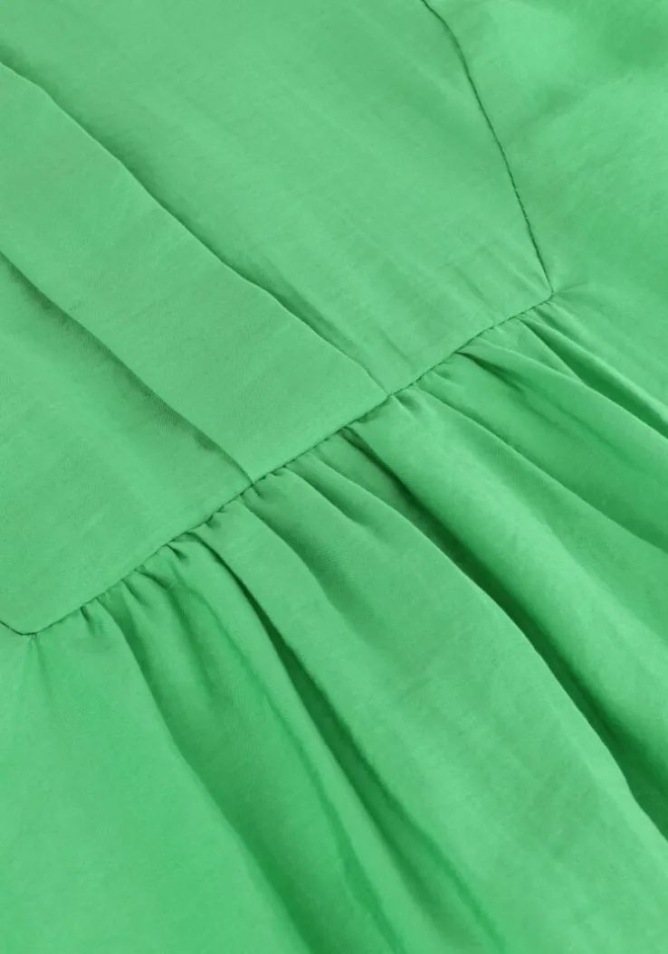 groene co'couture midi jurk callum volume dress