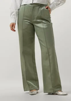 COLOURFUL REBEL e pantalon wende satin pintuck low pants>DAMES Broeken